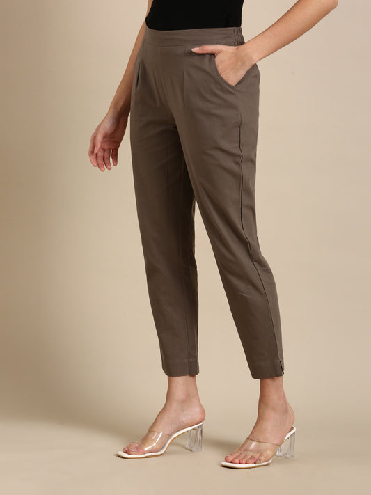 Light Grey Basic Pants