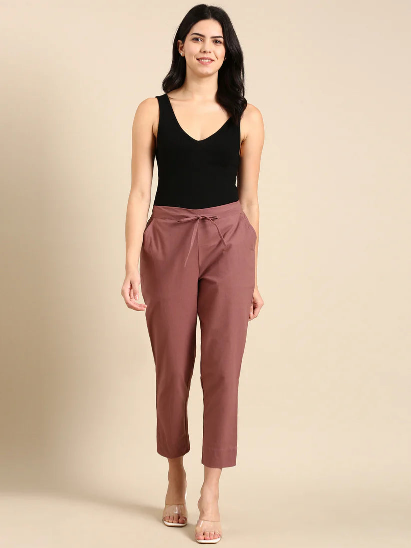Rose Taupe Classic Pants