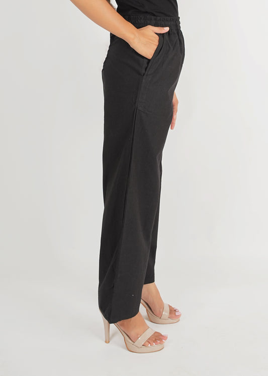 Black Parallel Pant