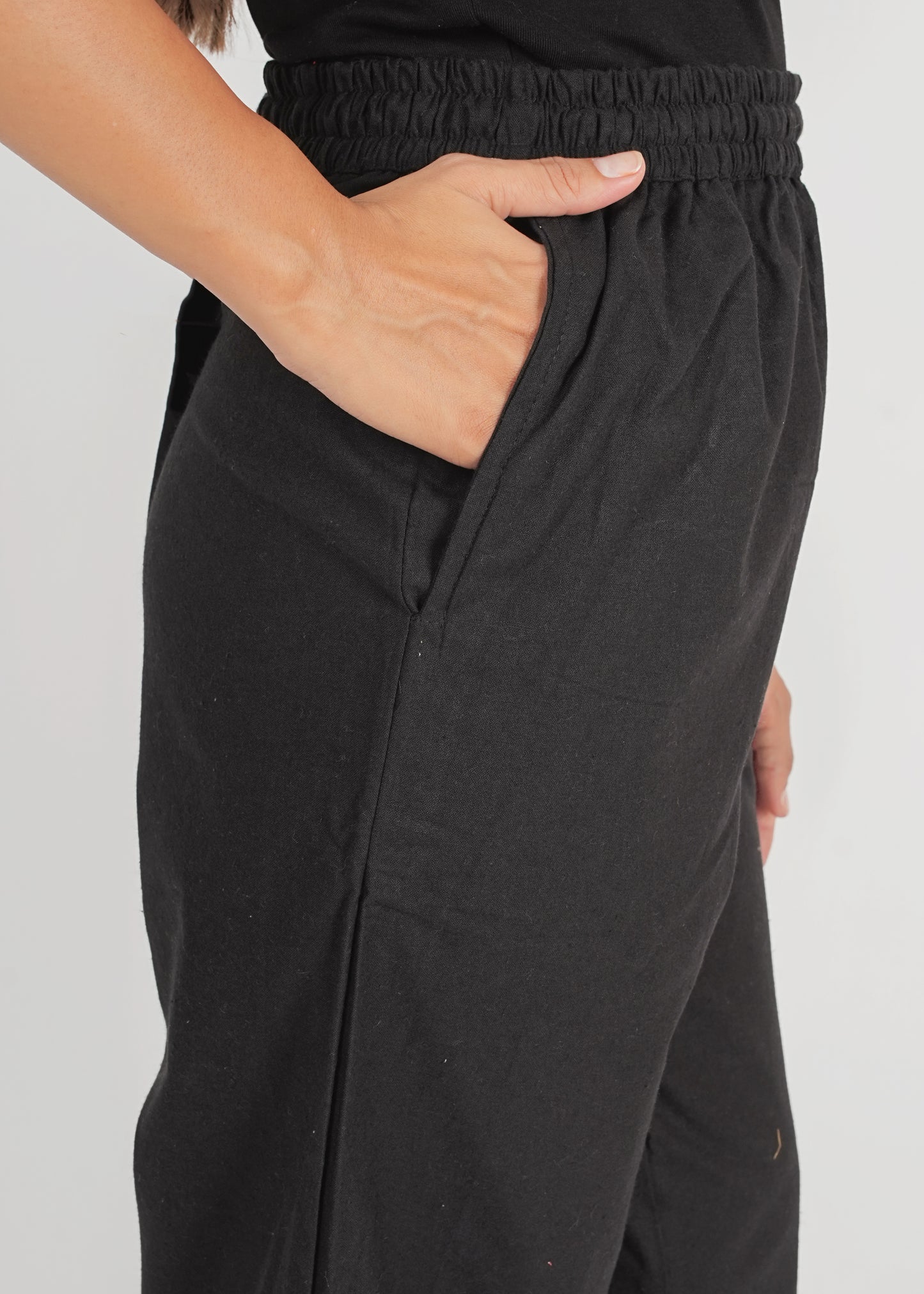 Black Parallel Pant