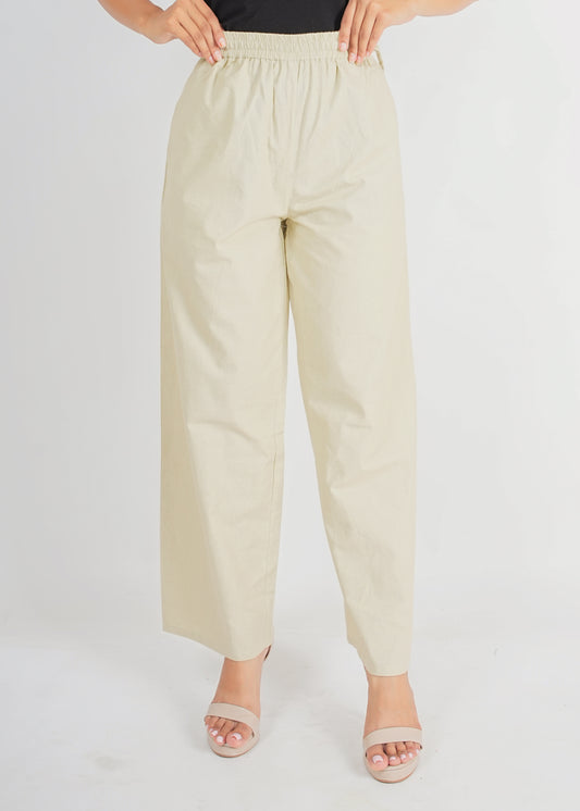 Beige Parallel Pant