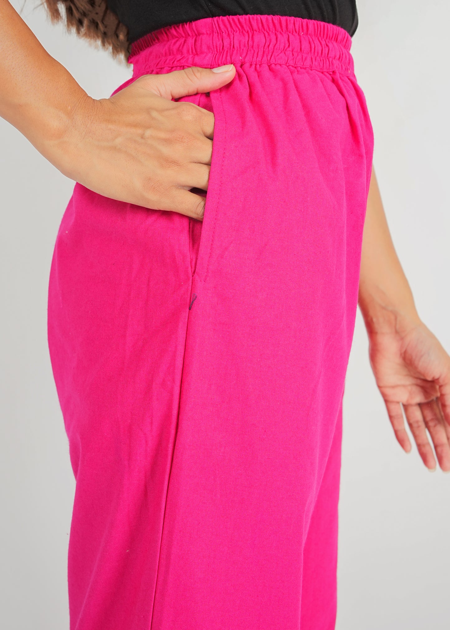 Pink Parallel Pant