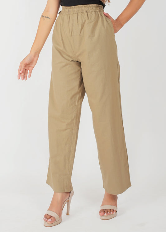 Coffee Beige Parallel Pant