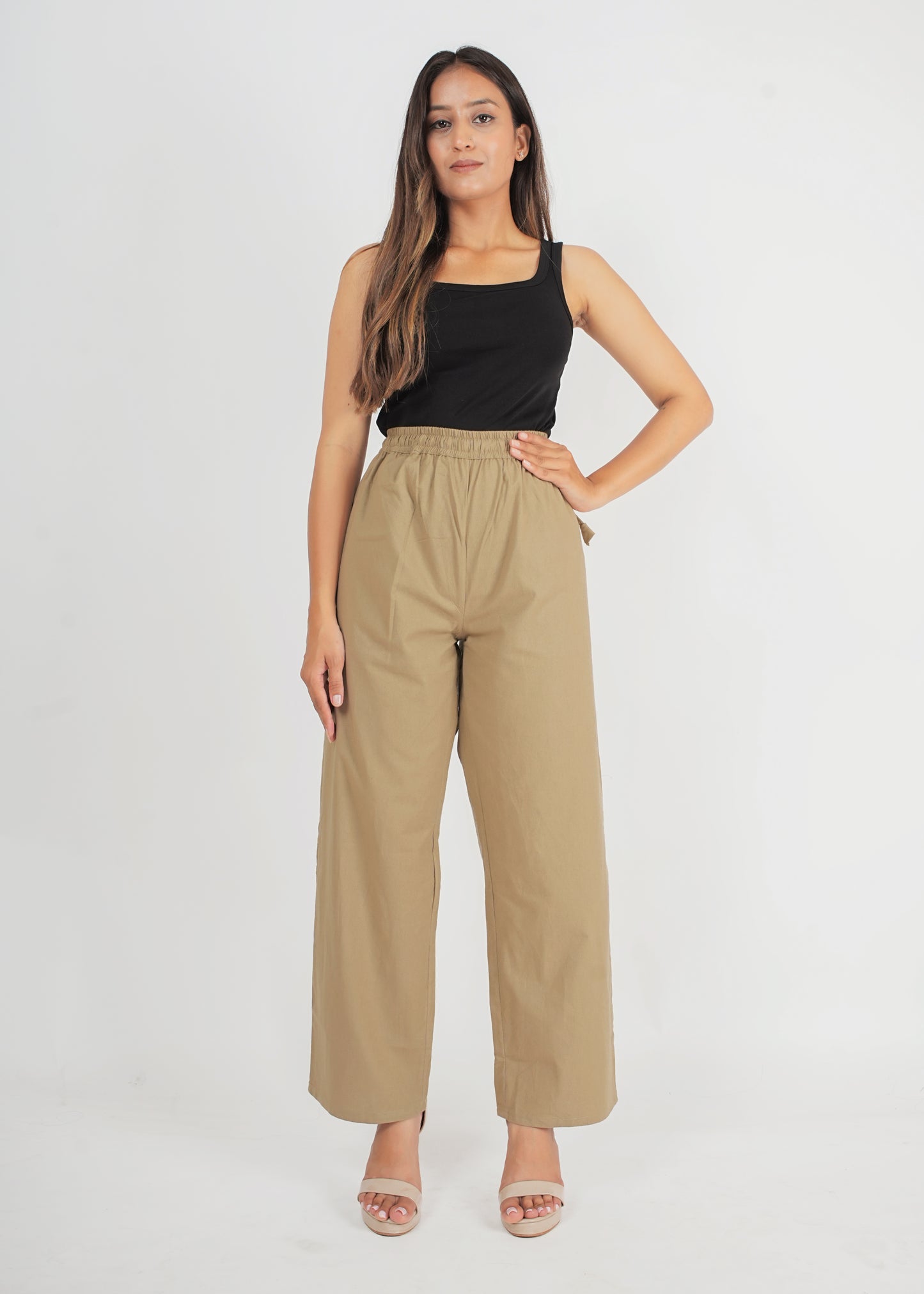 Coffee Beige Parallel Pant