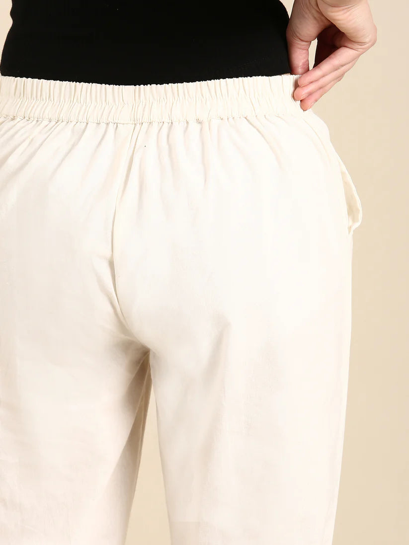 Off white Classic Pants