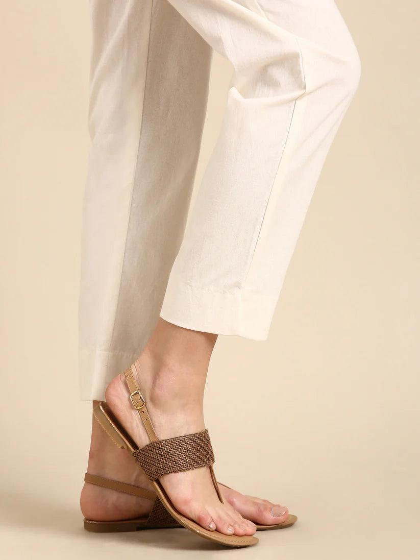 Off white Classic Pants