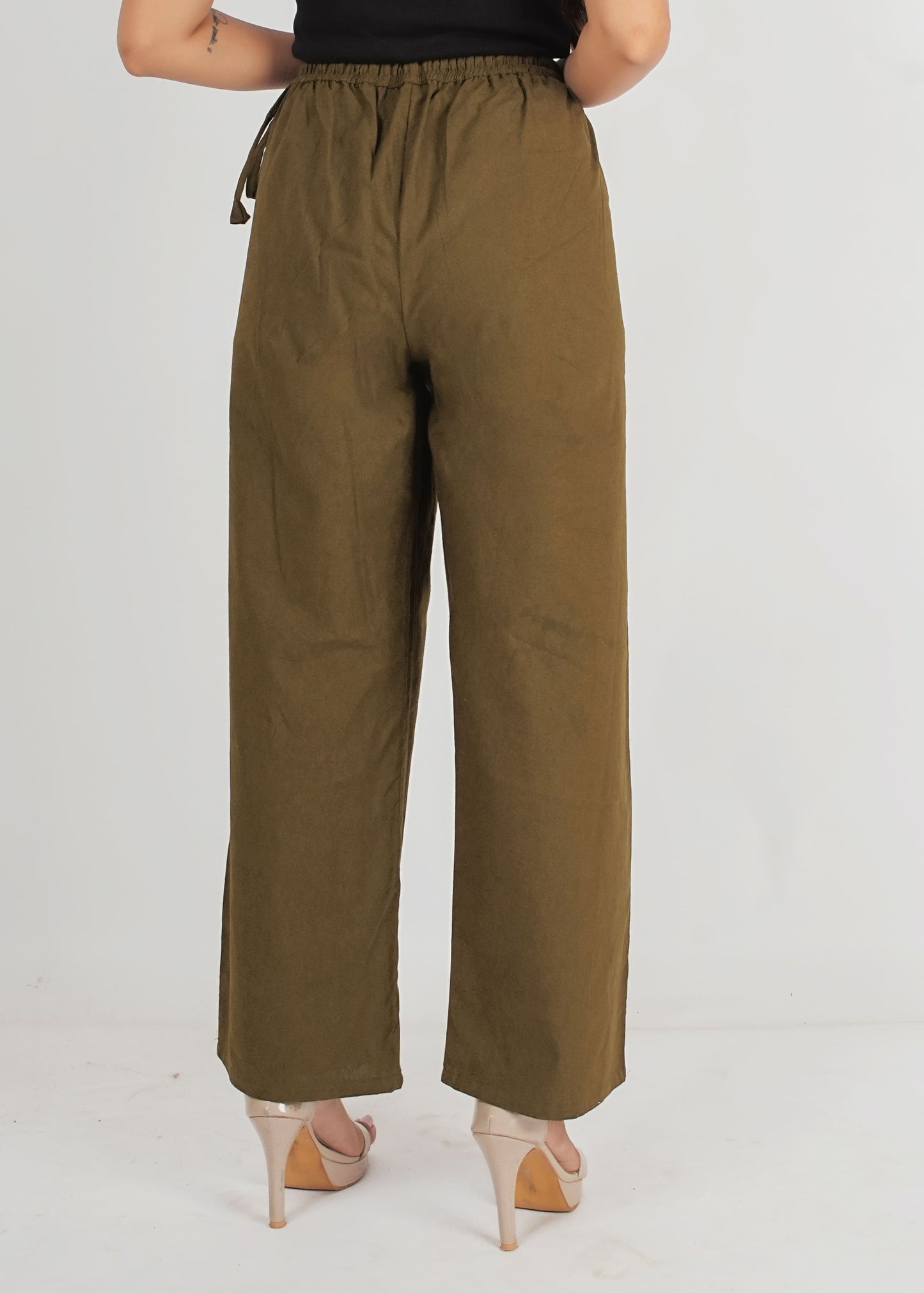 Olive Green Parallel Pant