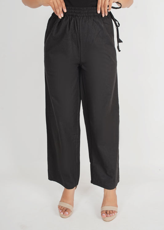Black Parallel Pant