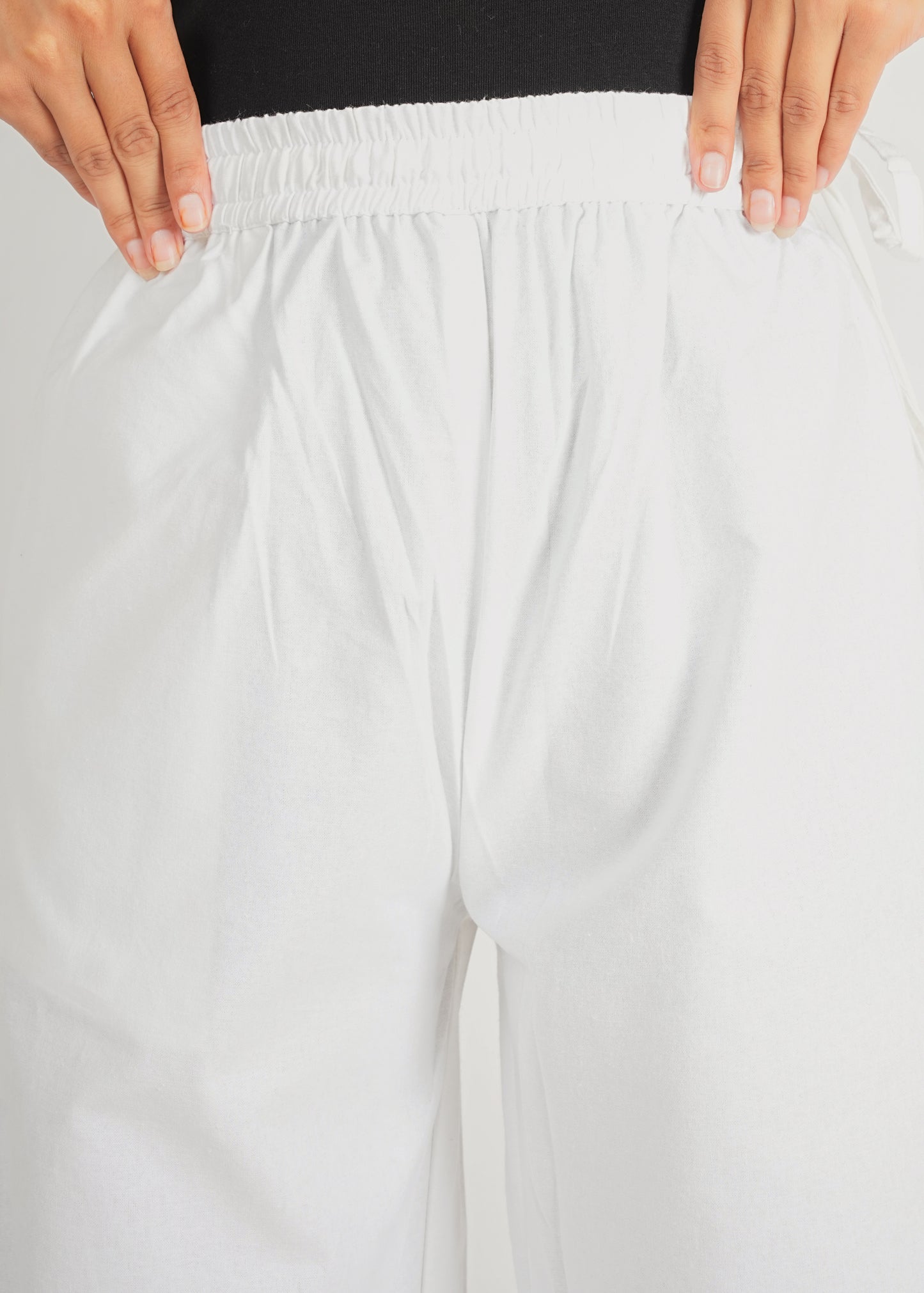 White Parallel Pant