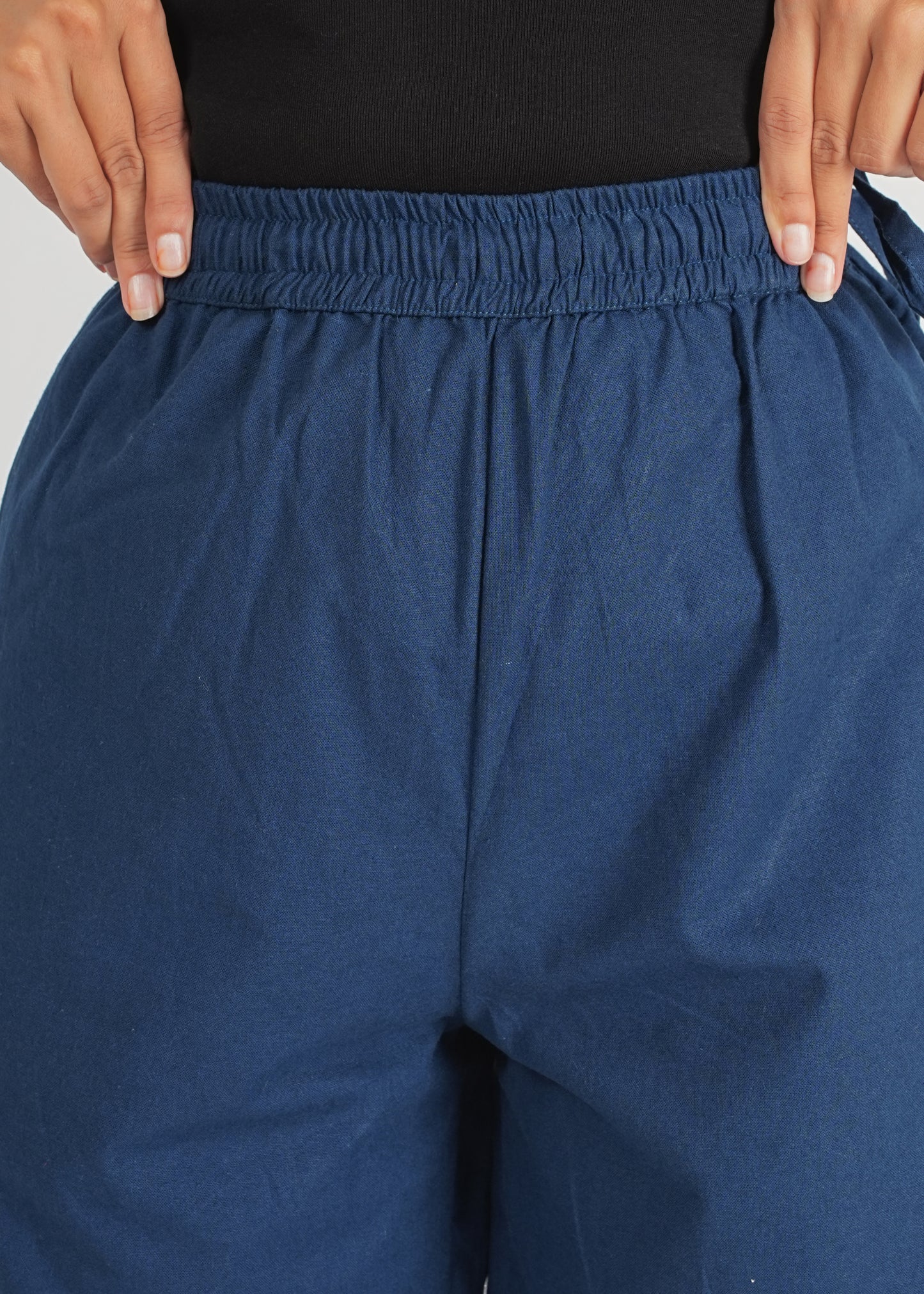 Peacock Blue Parallel Pant